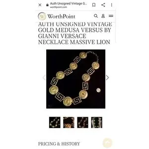 Versace | Accessories | Rare Vintage Gianni Versace Lion  display picture 3